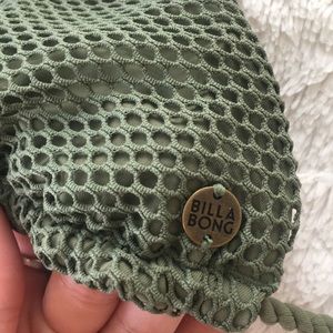 Olive billabong bikini top